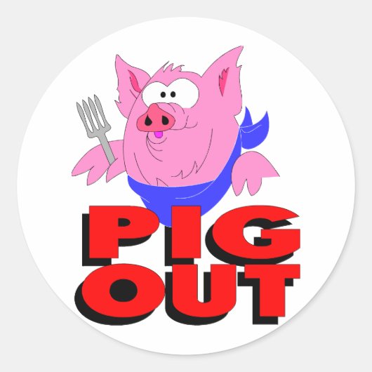 lul ronde sticker (Voorkant)