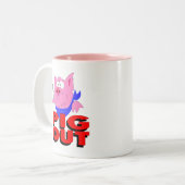 lul tweekleurige koffiemok (Voorkant links)