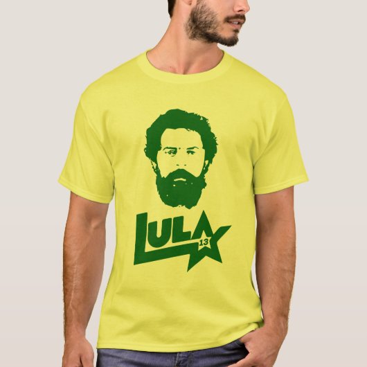Lula 2022 13 PT Lula Livre Lula Presidente Brasil T-shirt (Voorkant)