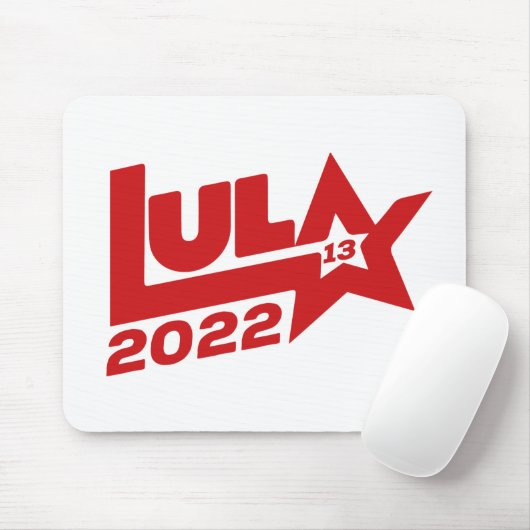 Lula 2022 13 PT Presidente Brasil Muismat (Met muis)