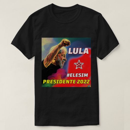 LULA 2022, LULA PRESIDENTE, LULA LIVRE T-SHIRT (Design voorkant)