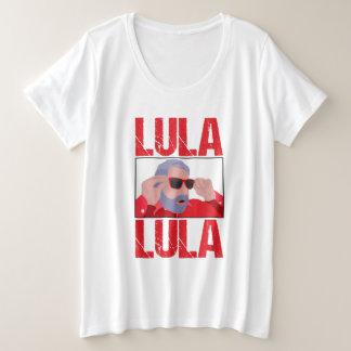 Lula Meme met zonnebril Grote Maat T-shirt
