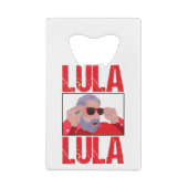 Lula Meme with Sunglasses Creditkaart Flessenopener (Achterkant)