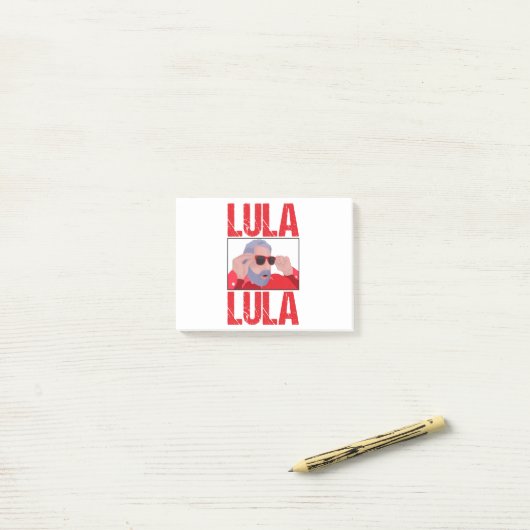 Lula Meme with Sunglasses Post-it® Notes (Op bureau)