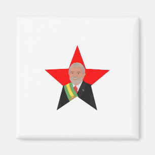 Lula Red Star Magneet