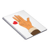 Lula's left hand and a heart notitieboek (Rechterzijde)