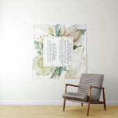 Lulav Shaking Blessing in Hebrew - Sukkah Decor Wandkleed (In Situ (horizontaal))