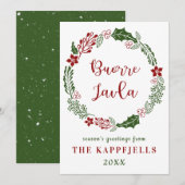 Lule Samen Kerstmis, Aangepast Feestdagenkaart (Voorkant / Achterkant)