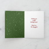 Lule Sámi Vrolijk Kerstfeest, Borre Javla, Aangepa Feestdagen Kaart (Binnen)