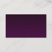 Lullaby Baby shower Paarse Luier Raffle Ticket Informatiekaartje (Achterkant)