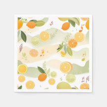 Lullaby in Citrus Grove Baby shower Papieren serve
