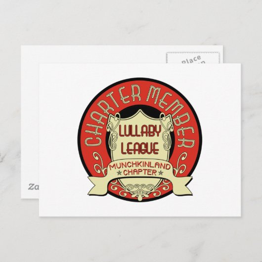 Lullaby League Briefkaart (Voorkant / Achterkant)