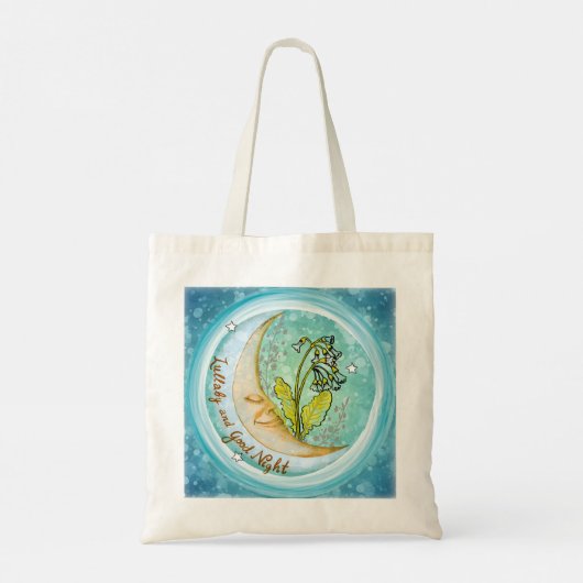 Lullaby Moon baby Tote Bag (Achterkant)