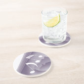 Lullaby - Muzieknoten Zandsteen Onderzetter (Zijkant)