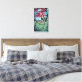 "Lullaby of Bird Land" Kouddoek Canvas Afdruk (Insitu (Slaapkamer))
