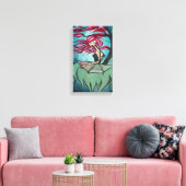 "Lullaby of Bird Land" Kouddoek Canvas Afdruk (Insitu (Woonkamer))
