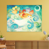Lullaby Stretched Canvas Muurkunst Afdruk (Insitu (Woonkamer))