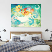 Lullaby Stretched Canvas Muurkunst Afdruk (Insitu (Slaapkamer))