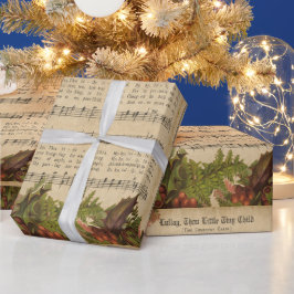  Lullay Thou kleine kleine kerstmis Cadeaupapier