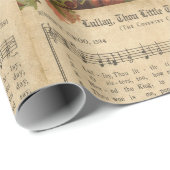  Lullay Thou kleine kleine kerstmis Cadeaupapier (Rol Hoek)