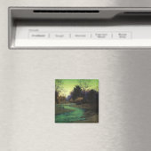 "Lullbrook in Winter", door Maxfield Parrish Magneet (Insitu (Vaatwasser))