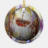 Lulu Ballerina Keramisch Ornament (Voorkant)