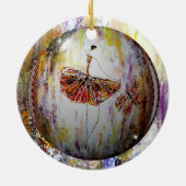 Lulu Ballerina Keramisch Ornament (Achterkant)