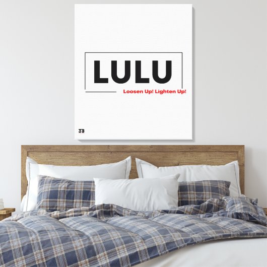 LULU CANVAS AFDRUK (Insitu (Slaapkamer))