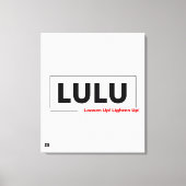 LULU CANVAS AFDRUK (Voorkant)