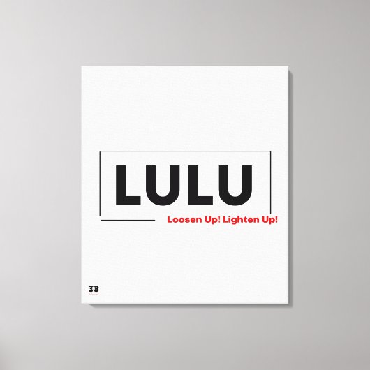 LULU CANVAS AFDRUK (Voorkant)