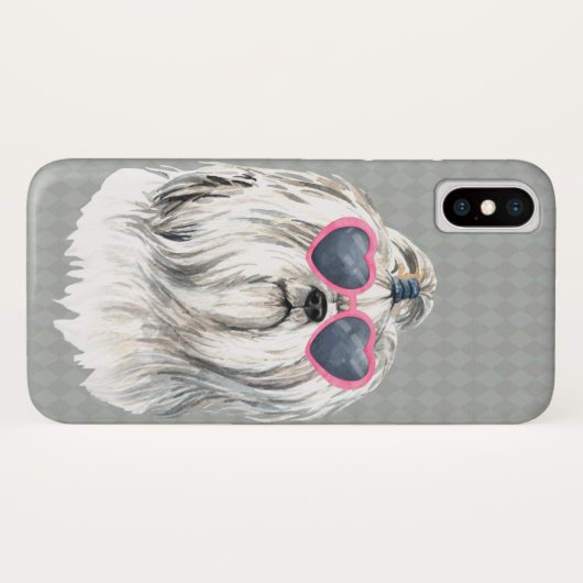 Lulu de Lhasa Case-Mate iPhone Case (Achterkant (horizontaal))