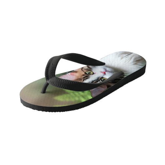 Lulu de Ragdoll kat, Kinder teenslippers (Schuin)