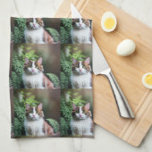 Lulu de Ragdoll kat, schotel handdoek (Quarter Fold)