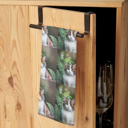 Lulu de Ragdoll kat, schotel handdoek (Derde Gevouwen)