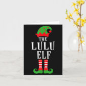 Lulu Elf Familie Matching Groep Kerstcadeau Funn Kaart (Gele Bloem)