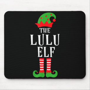 Lulu Elf Familie Matching Groep Kerstcadeau Grappi Muismat