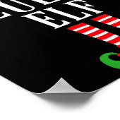 Lulu Elf Family Matching Group Christmas Gift Funn Poster (Hoek)