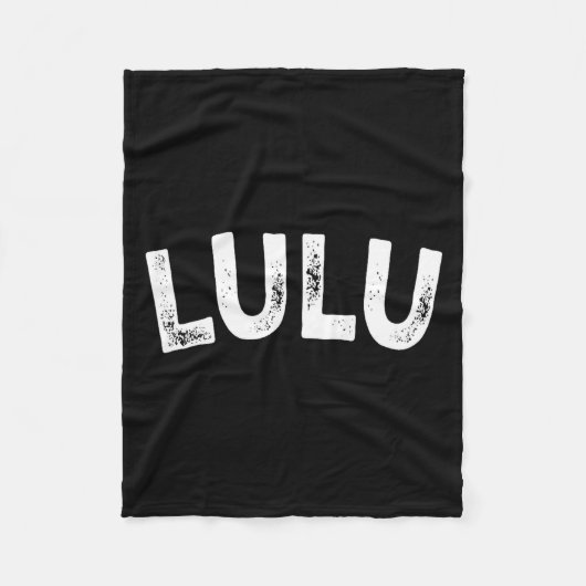 Lulu  fleece deken (Voorkant)