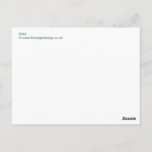 Lulu in Hollywood Briefkaart (Achterkant)