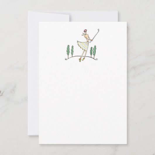 Lulu Notities / Golfuitje / 4,5 x 6,25 Platte Kaar (Voorkant)