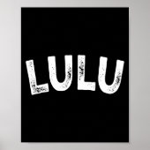 Lulu  poster (Voorkant)