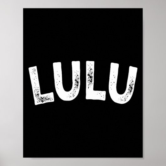 Lulu  poster (Voorkant)