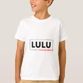 LULU T-SHIRT (Voorkant)