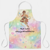 LuLu the #ProjectCraftFairy -All-Over Print Apron Schort (Voorkant)
