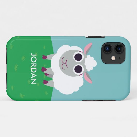 Lulu the Sheep Case-Mate iPhone Case (Achterkant (horizontaal))