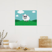 Lulu the Sheep Poster (Keuken)