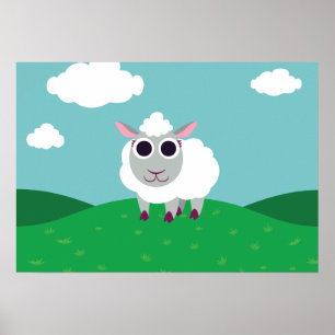 Lulu the Sheep Poster