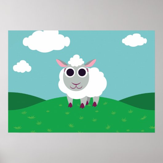 Lulu the Sheep Poster (Voorkant)