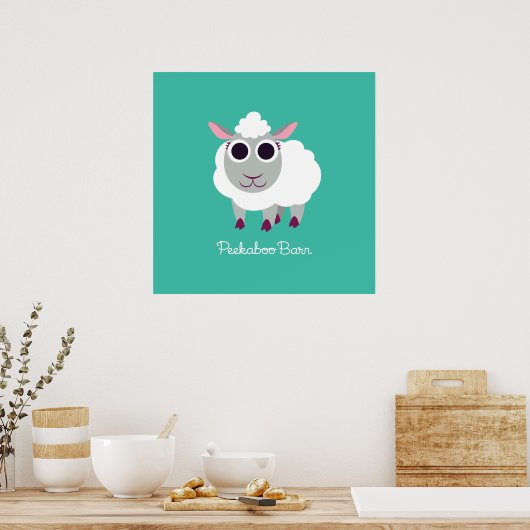 Lulu the Sheep Poster (Keuken)