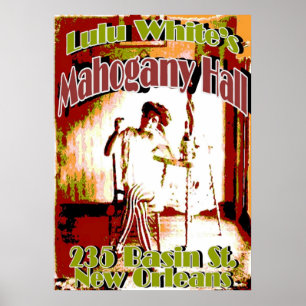 Lulu Whites Brothel New Orleans Poster